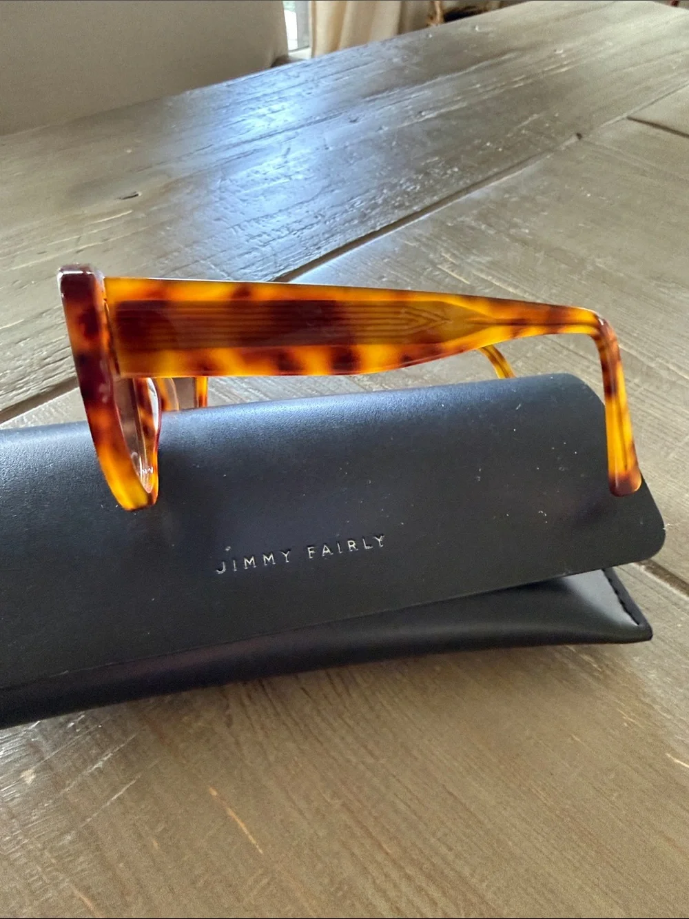 Jimmy Fairly Women's Tortoiseshell Cat Eye Sunglasses - Brown Lenses